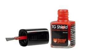 Thermal Grizzly - TG Shield (5ml red) - Protects Components From Liquid Thermal Paste and Short Circuits - High Temperature Conformal Coating CPU/GPU/PS4/PS5/Xbox TG-ASH-050-RT