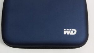 Western Digital External Hard Disk Drive Bag - HARD SHELL COVER- NAVY BLUE