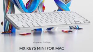 Logitech MX Backlit Keys Mini for Mac Minimalist Wireless Illuminated Keyboard