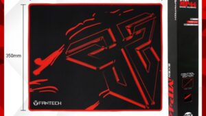 FANTECH MP44 Sven Premium Professional Gaming Mouse Pad - Size 44cmx35cmx4mm For Keyboard & Mouse - Non-Slip Base - Sealed Edges - Heavily Textured Wave Surface - BLACK Professional Gaming Mouse Pad BLACK