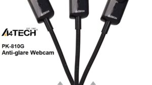 Anti-glare Webcam Built-in Microphone A4TECH PK-810G  Anti-glare Webcam Built-in Microphone | Plug and Play Video | No Aliasing & No Lag | Low-light Performance | Windows
