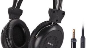 A4TECH HS-30 ComforFit Stereo Headset in Black - Headband Wearing style - Wired 2m Cable length A4TECH HS-30 ComforFit Stereo Headset in Black