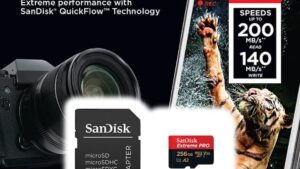 SDSQXCD-256G-GN6MA SanDisk 256GB Extreme PRO microSD UHS-I Card SanDisk 256GB Extreme PRO® microSD™ UHS-I Card with Adapter C10