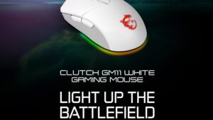 MSI Clutch GM11 White Gaming Mouse