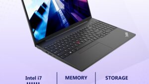 21JN00CKGR Lenovo ThinkPad E16 Laptop i7 13th Gen Lenovo ThinkPad E16 Laptop i7 13th Gen Intel Core i7-13700H / 16inch WUXGA / 512GB SSD / 16GB RAM / Shared Intel Iris Xe Graphics / Dos / English & Arabic Keyboard / Graphite Black – [21JN00CKGR]