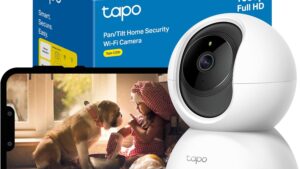 TAPO-C200-WIFICAM TP Link Tapo C200 Security Surveillance Camera TP-Link Tapo Pan/Tilt Security Camera for Baby Monitor