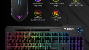 ARES-P2-LITE Gamdias Ares P2 Lite Gaming Keyboard and Mouse Gamdias Ares P2-Lite (2 in 1 Combo)