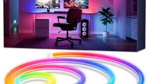 Smart Neon LED Strip 10 METERS - 24V RGB Neon LED Strip with App Control – WIFI Connection – Compatible with Alexa and Google Assistant – App Control  Or Remote Control – Music Sync –Suitable for DIY