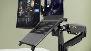 Laptop Mount with Adjustable Tray for 10-17” Notebook