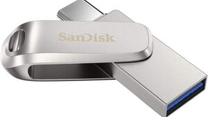 SanDisk Ultra Dual Drive Luxe USB Type-C 128GB  and USB Type-A connector for Smartphones
