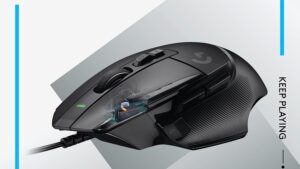 910-006142 Logitech G502 X Wired Gaming Mouse HERO 25K Logitech G502 X Wired Gaming Mouse HERO 25K gaming sensor - LIGHTFORCE hybrid optical-mechanical primary switches
