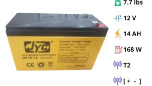 JYC-9 12V 14AH SLA Rechargeable Replacement Battery JYC Battery 12V 14AH SLA Rechargeable Replacement Battery for UPS Back Up