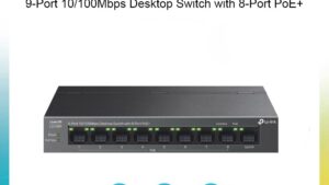 TP-Link 9-Port 10/100Mbps Desktop Switch with 8-Port PoE+