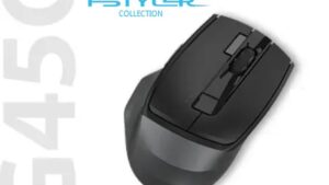 FG45CS Air2 2.4G Wireless Mouse - [ Desk + Air ] Dual Functions - 2000 DPI 4-Level Adjustable - Silent Clicks - 2 Thumb Side Buttons -  On/Off Power Switch - Stone Grey  FG45CS Air2 2.4G Wireless Mouse