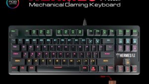 HERMES-E2-BROWN GAMDIAS HERMES E2 Gaming Mechanical Keyboard GAMDIAS HERMES E2 Gaming Mechanical Keyboard Brown Switches