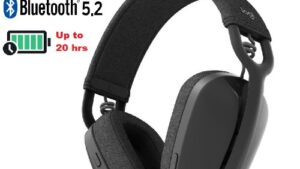 Zone Vibe 100 Wireless Over Ear Headphones Logitech Zone Vibe 100 Lightweight Wireless Over Ear Headphones with Noise Canceling Microphone