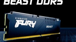 KF560C40BB-32-SP Kingston Fury Beast 32GB 6000MTs DDR5 RAM CL40 Kingston Fury Beast 32GB 6000MT/s DDR5 RAM CL40 1.35V Desktop Memory Single Module