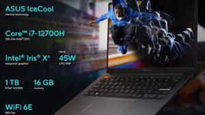 ASUS Vivobook S 14 OLED i7 12th Gen ASUS Vivobook S 14 OLED i7 12th Gen Intel Core™ i7-12700H
