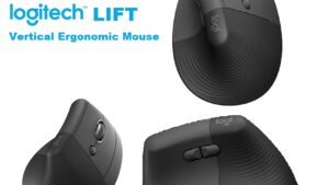 910-006485 Logitech Lift Vertical Wireless Mouse Logitech Lift Vertical Ergonomic Mouse