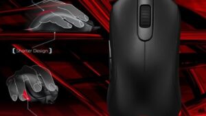 ZOWIE-S1-MOUSE ZOWIE S1 Symmetrical eSports Gaming Mouse BenQ ZOWIE S1 Symmetrical Gaming Mouse for e-Sports - Shorter Overall Design - Driverless; Plug and Play - 3360 Sensor - Adjustable USB report rate - Matte Black Edition