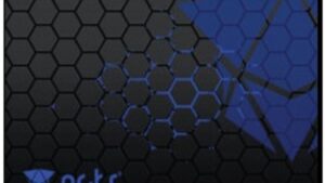 NCT-BLUE-PAD Large Size Precision Type Gaming Mouse Pad NCTS Large Size (440mm x  350mm x 4mm) Hexagonal Print
