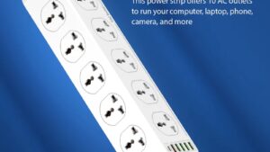 Power Strip Extension with USB-A USB-C Ports