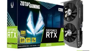 ZOTAC GAMING GeForce RTX 3050 ECO Edition 8GB GDDR6 128-bit 14 Gbps PCIE 4.0 Gaming Graphics Card