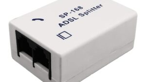 ADSL Splitter/ADSL Filter/DSL Filter RJ11 for Landline Telephone and Broadband Modem Box  - 3 Jacks ADSL Splitter Filter RJ11 for Landline