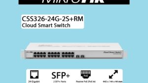 CSS326-24G-2S+RM Mikrotik Managed Gigabit Switch Mikrotik CSS326-24G-2S+RM Managed Gigabit Ethernet Supports Power Over Ethernet (PoE) 1U Network Switch