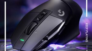 Logitech G502 X Lightspeed Wireless Gaming Mouse - LIGHTFORCE hybrid optical-mechanical switches