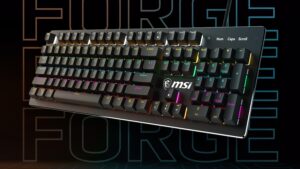 MSI Forge GK300 Mechanical Keyboard RGB MSI Forge GK300 Blue US - Mechanical Keyboard