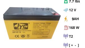 JYC-9 12V 9AH SLA Rechargeable Replacement Battery JYC Battery 12V 9AH SLA Rechargeable Replacement Battery for UPS Back Up