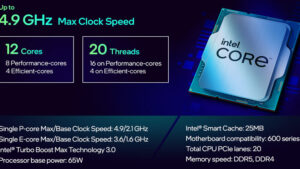 CPU Core i7 12th Gen Intel Core i7-12700F - CPU Core i7 12th Gen Alder Lake 12-Core (8P+4E) 2.1 GHz LGA 1700 65W Desktop Processor -  TRAY