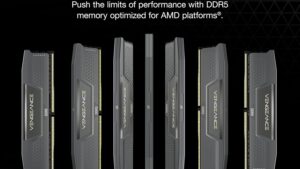 CMK32GX5M2D6000Z36 DDR5 RAM 32GB Kit 6000MHz CL36 AMD EXPO CORSAIR VENGEANCE DDR5 RAM 32GB Kit (2x16GB) 6000MHz CL36 AMD EXPO iCUE Compatible Computer Memory - Gray (CMK32GX5M2D6000Z36)