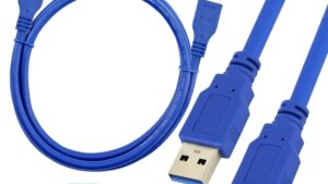 USB-M-M-1.5M-3.0 Cable 150cm USB 3 Type Male to Type A Male Cable 150 cm USB 3.0 Type A Male to Type A Male Peripherals - Fast Data Transfer for Hard Drive Enclosures