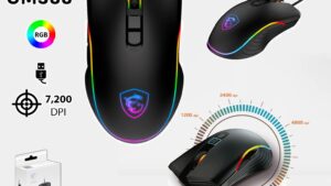 S12-0402300-HH9 MSI FORGE GM300 Gaming Wired RGB Mouse MSI FORGE GM300 Gaming Wired RGB Mouse