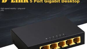 DGS-F105 5 Port Gigabit Unmanaged Metal Switch F105 D-Link Ethernet Switch