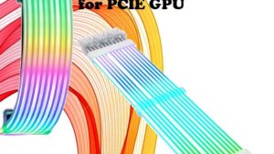 POWERMAX-3X8PIN White 3 x 8 PIN ARGB Power Extension Cable 5V 3x8 PIN ARGB Power Extension Cable (6+2) for PCIE GPU