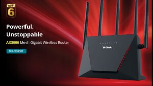DIR-X3000Z AX3000 Mesh Gigabit Wireless Router 3000 Mbps D-Link AX3000 Mesh Gigabit Wireless Router 3000 Mbps Speed