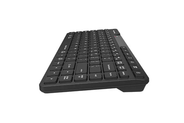 FBK26C AS Bluetooth or Dongle Wireless Keyboard A4TECH FBK26C AS  Bluetooth & 2.4G Wireless Keyboard - Dual Connectivity Mode - Quiet Keys - up to 3 Devices Simultaneously - 12 FN HotKeys - Compatible with Windows / Mac / iOS / Android