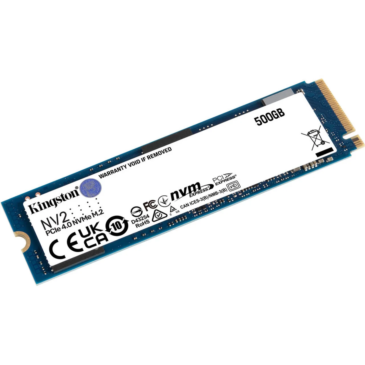 Kingston NV2 500G M.2 2280 NVMe Internal SSD