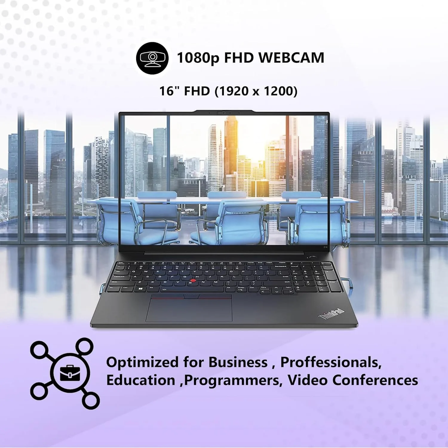 Lenovo ThinkPad E16 Laptop i7 13th Gen Lenovo ThinkPad E16 Laptop i7 13th Gen Intel Core i7-13700H / 16inch WUXGA / 512GB SSD / 16GB RAM / Shared Intel Iris Xe Graphics / Dos / English & Arabic Keyboard / Graphite Black – [21JN00CKGR]