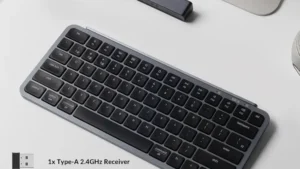 B1P-K1 Lightweight Compact Keyboard Wireless Wired Keychron B1 Pro Lightweight Ultra-portable Compact 75% Keyboard with 2.4 GHz / BT / Type-C Wired Connectivity ; Extended Battery Life ; 12 Multimedia Keys & Quick Emoji Access ; Concave Ergonomic Keys  ; Supports macOS / Windows / Linux 