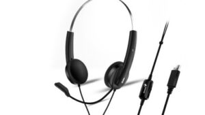 HS-220U Genius HS-220U USB Headband Headset Genius HS-220U USB Headband Headset - Plug & Play - Adjustable Headband & Microphone - Inline Volume Control - Compatible with Windows & Mac OS