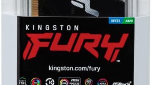 RAM Kingston Technology Kingston Fury Beast 32GB 6000MT/s DDR5 CL40 Desktop Memory Single Module