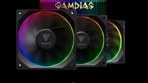 AEOLUS-M3-1203R-B GAMDIAS AEOLUS M3-1203R ARGB FAN COMBO KIT GAMDIAS AEOLUS M3-1203R ARGB FAN COMBO KIT