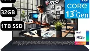 9S7-15H411-010-RF MSI MODERN 15 B13M i9-13900H 32GB RAM 1TB SSD   MSI MODERN 15 B13M  Intel Core™ i9-13900H