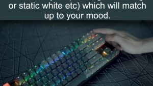 K8J1 Mechanical Keyboard Gateron G Pro Switch Keychron K8 Tenkeyless Wireless Mechanical Keyboard with Gateron G Pro RED Low Profile Switch & Aluminum Frame ; 87 keys ; 18 RGB Modes ; Dedicated Siri or Cortana Key ; Large 4000mAh Battery ; Bluetooth or USB Connectivity  ; for macOS/Windows