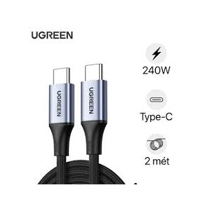 UGREEN CABLE TYPE-C TO TYPE-C PD 2M 240W