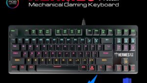 HERMES-E2-BLUE-BK GAMDIAS Gaming Mechanical Keyboard Blue Switch GAMDIAS HERMES E2 Gaming Mechanical Keyboard Blue Switches